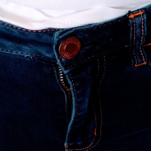 American Eagle Super Skinny Denim Jeggings Jeans size 2 - Picture 8 of 11